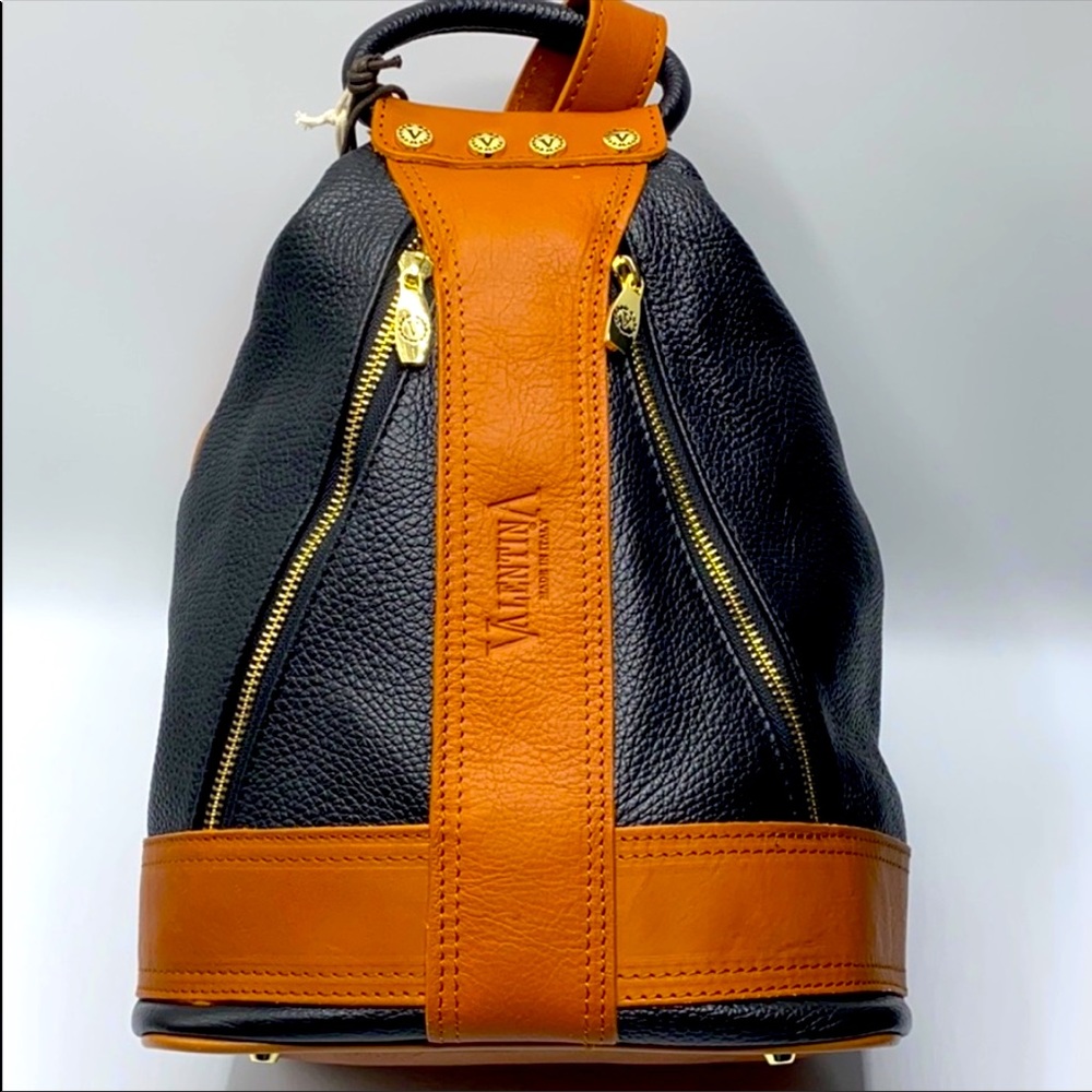 NWT Valentina Leather Convertible Backpack Hobo